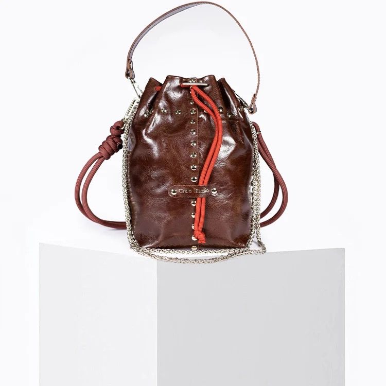 Sac Beco Stud Sugar Acajou