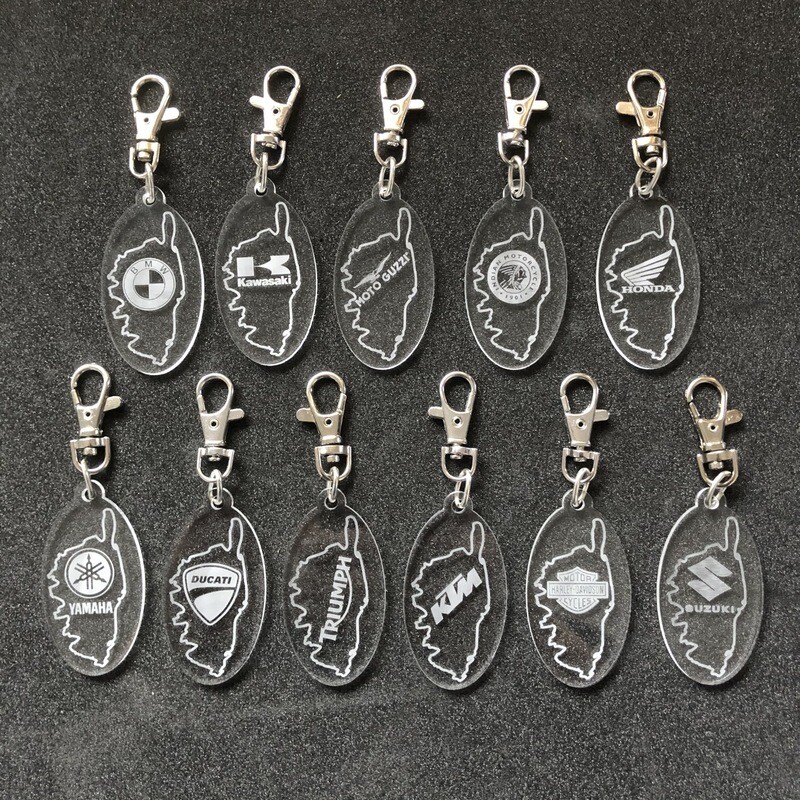 Porte clé Motard Corse - 5 euros