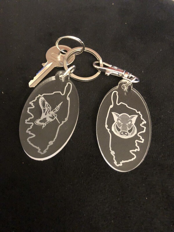 Porte clé chasseur Corse - 5 euros