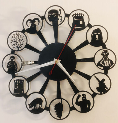 Horloge Icônes de Corse