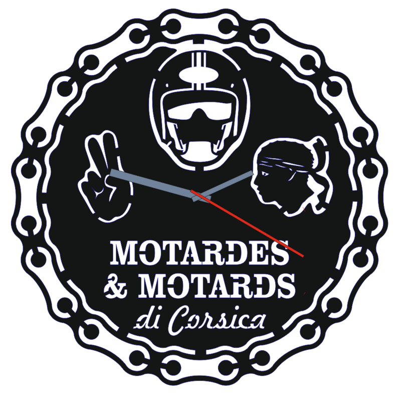 Horloge Motardes et Motards de Corse