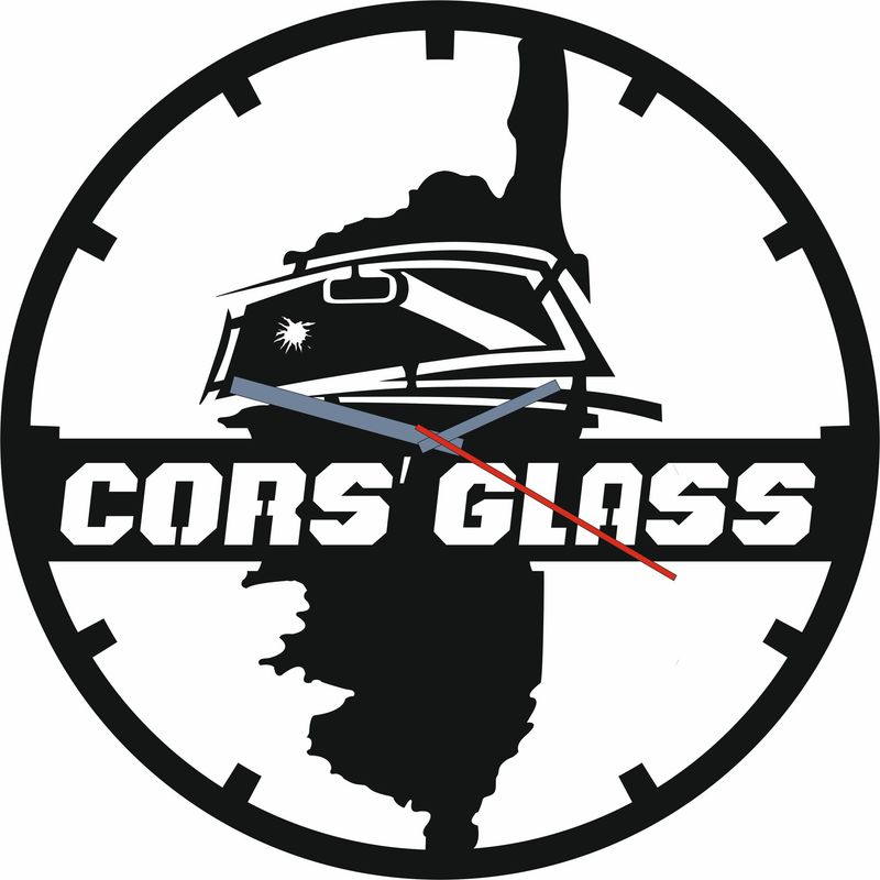 Horloge Cors glass
