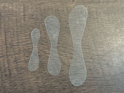 TRIBAL STENCIL SET 3 PCS