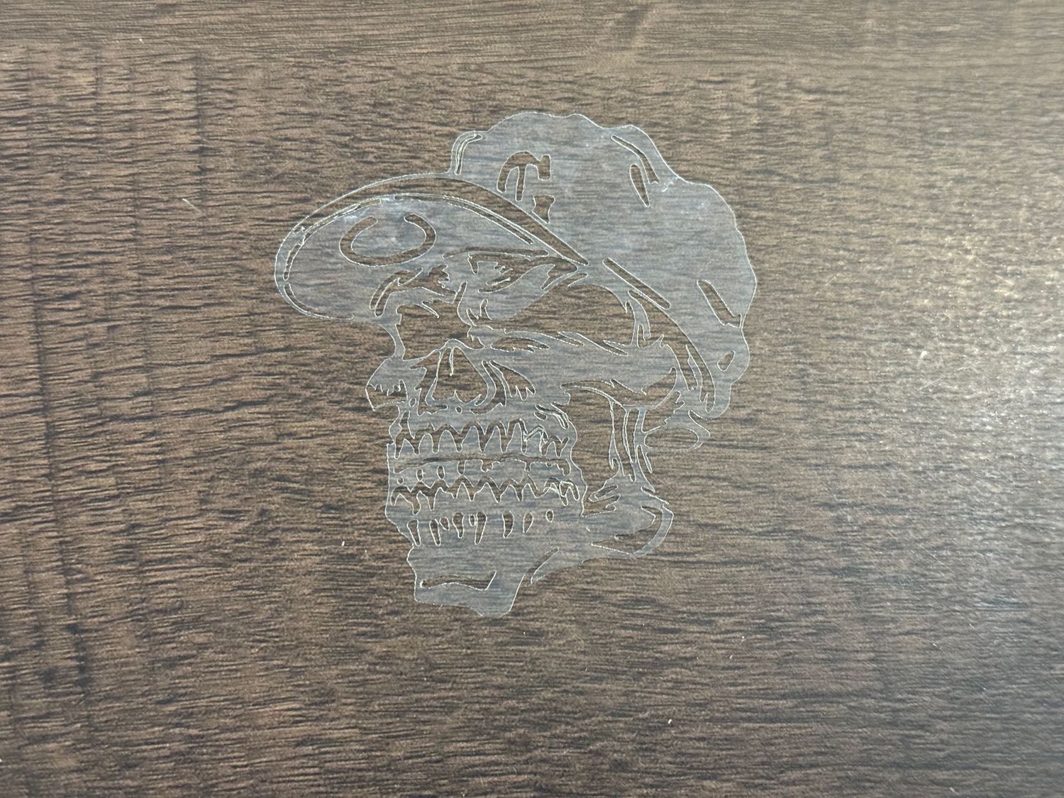 O'L G DAWG SKULL STENCIL