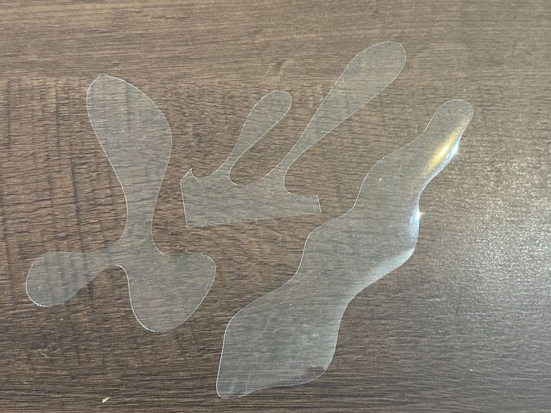 ALL IN FLAME STENCIL SET 3 PCS
