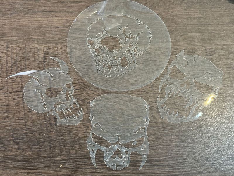 BEAST SKULL SET 4 PSC