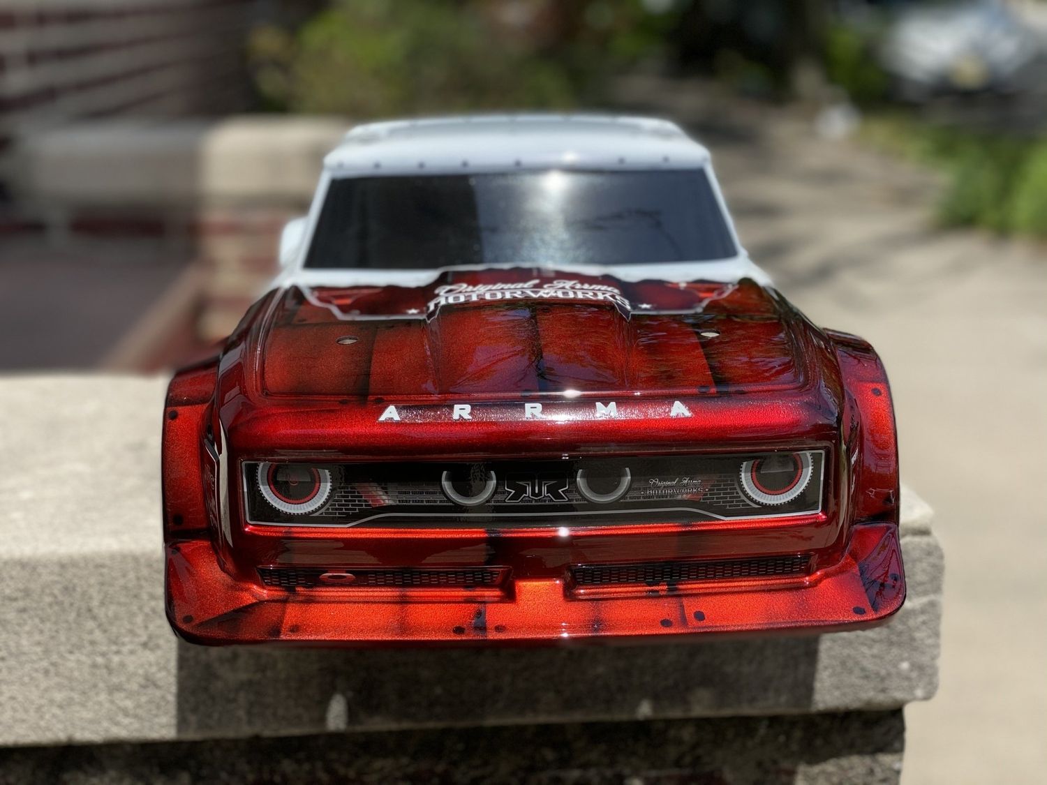 ARRMA INFRACTION BODY CANDY APPLE RED