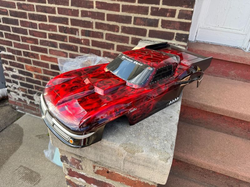 DRAG BODY/ 1/10 CORVETTE STINGRAY PRO MOD