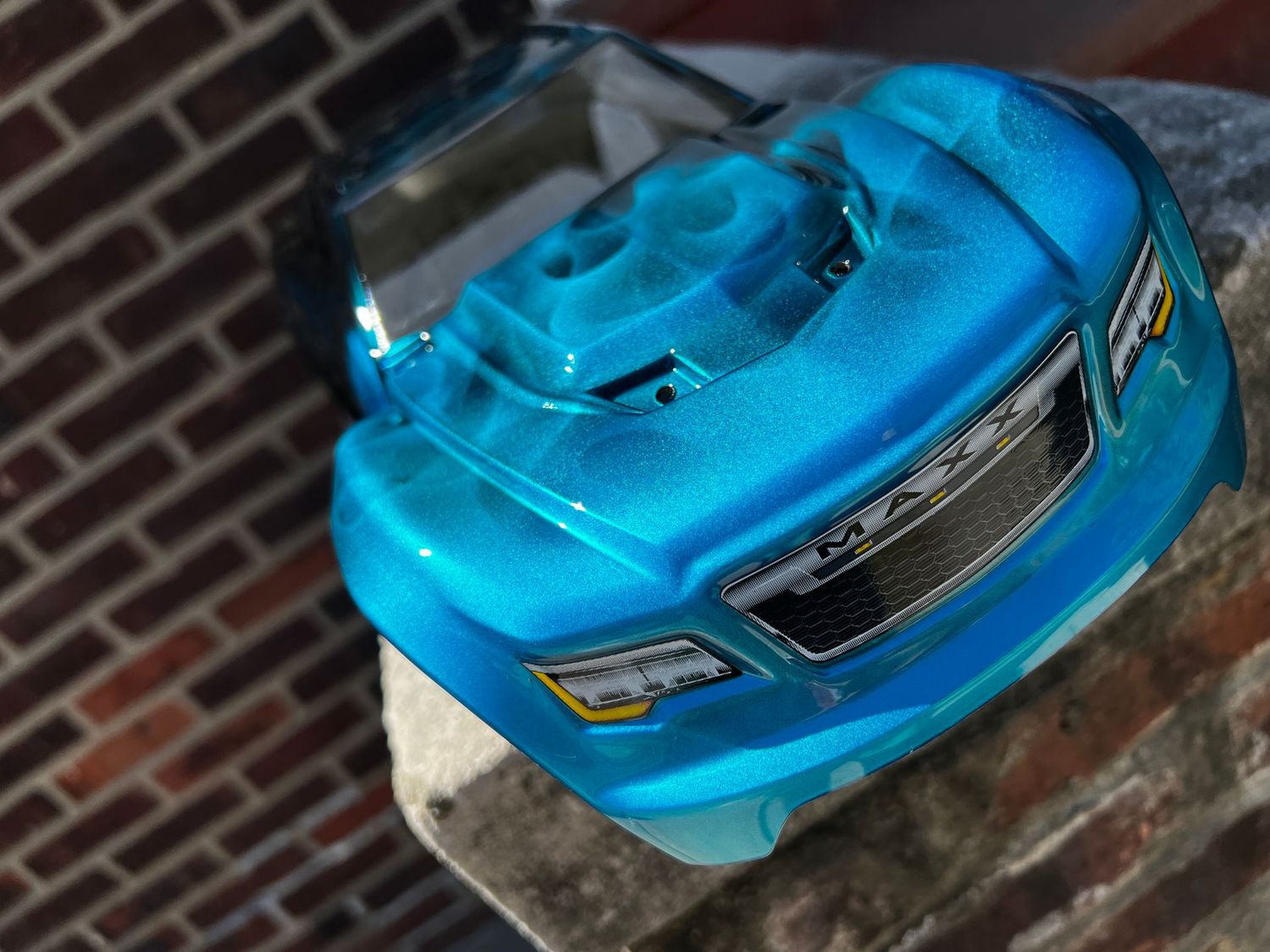 TRAXXAS MAXX V2 HEAVY DUTY BODY BLUE