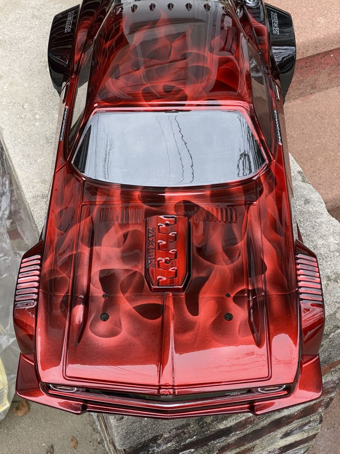 ARRMA FELONY BODY CANDY APPLE RED