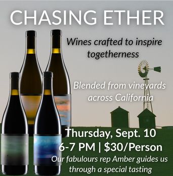Sept 10 Chasing Ether Tasting