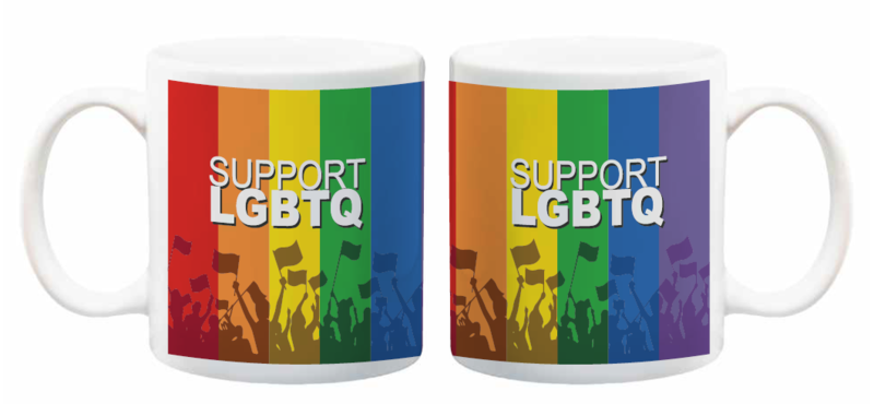 Support LGBTQ Mug Support LGBTQ Mug