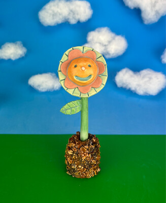 Happy Lil Flower Sculpture