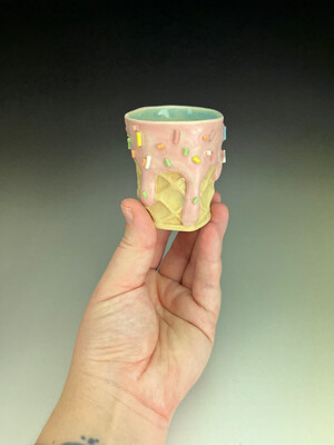 Pink Sprinkle Ice Cream Shooter