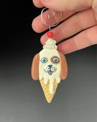 Dog Ice Cream Ornament