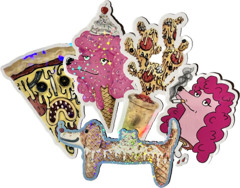 Large Die-Cut Stickers