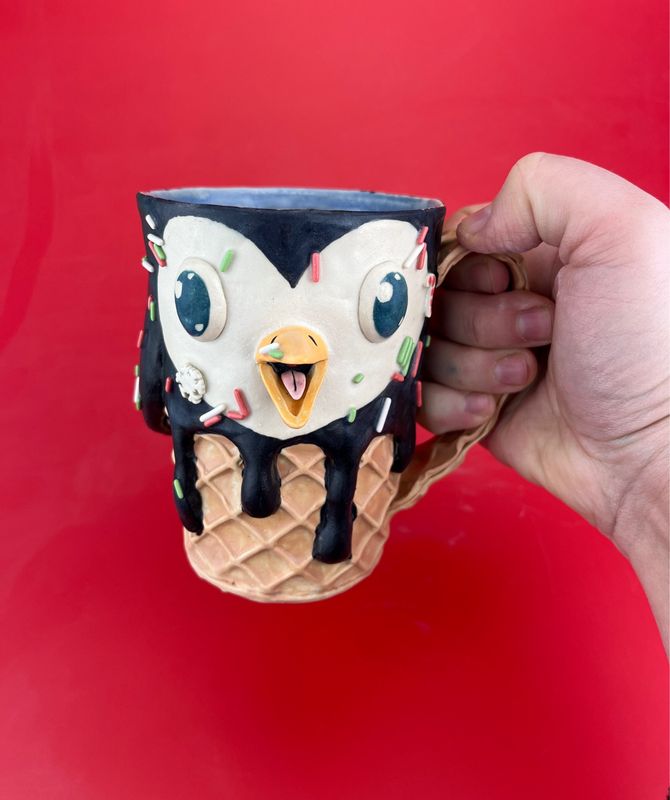 Penguin Ice Cream Mug