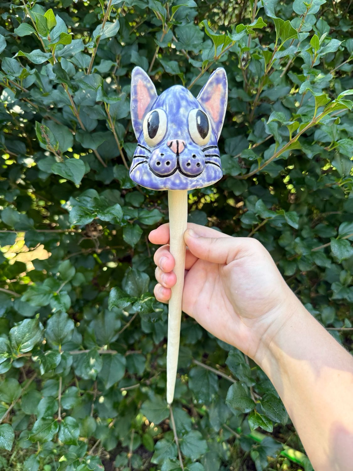 Purple Cat Garden Shroom (Dangley)