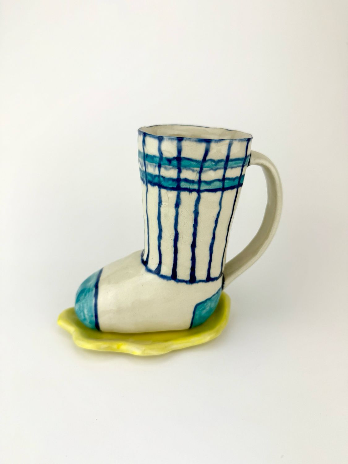 Tubesock Mug With Pee Coaster (Blue)