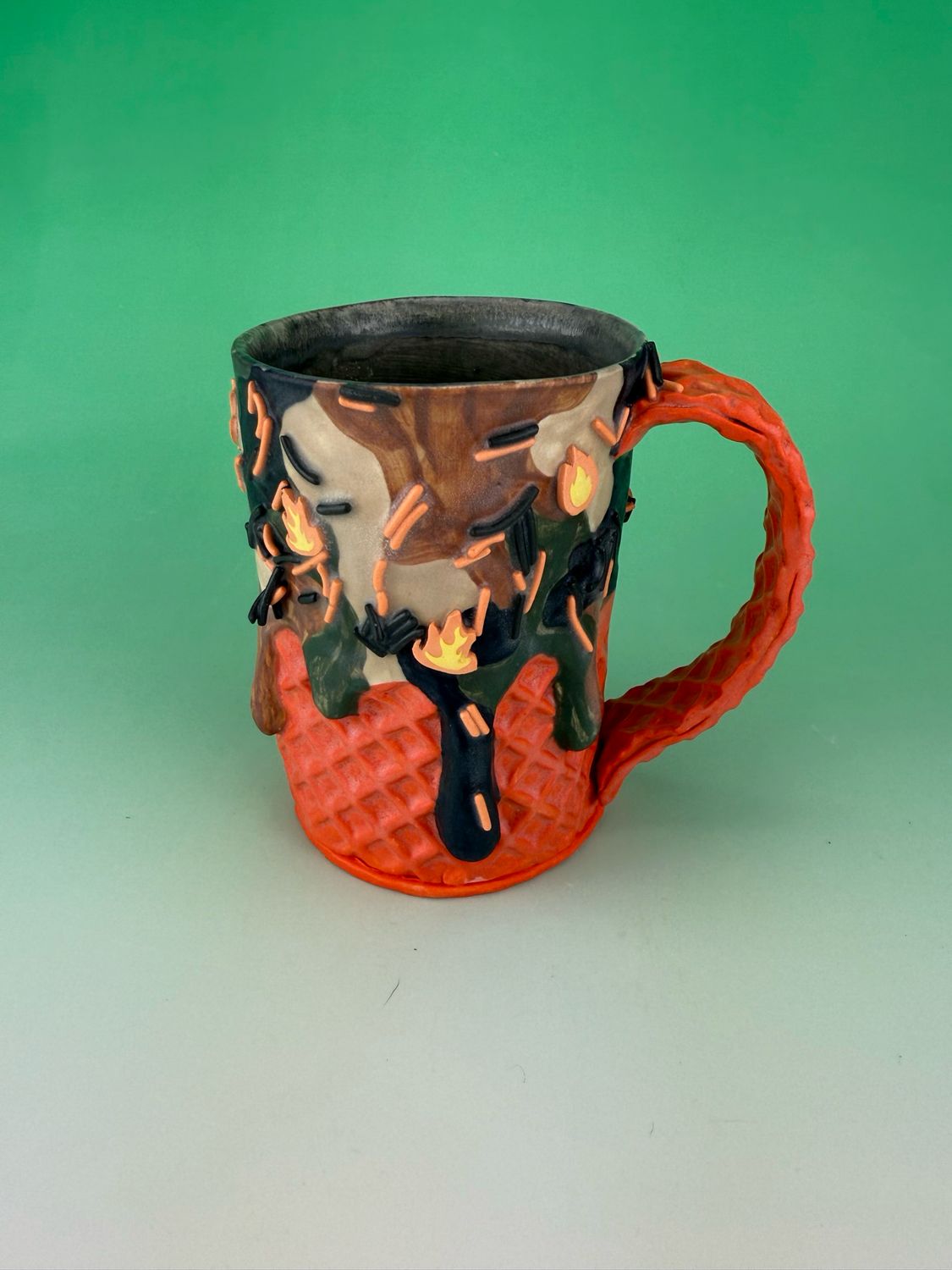 Camo Ice Cream Mug