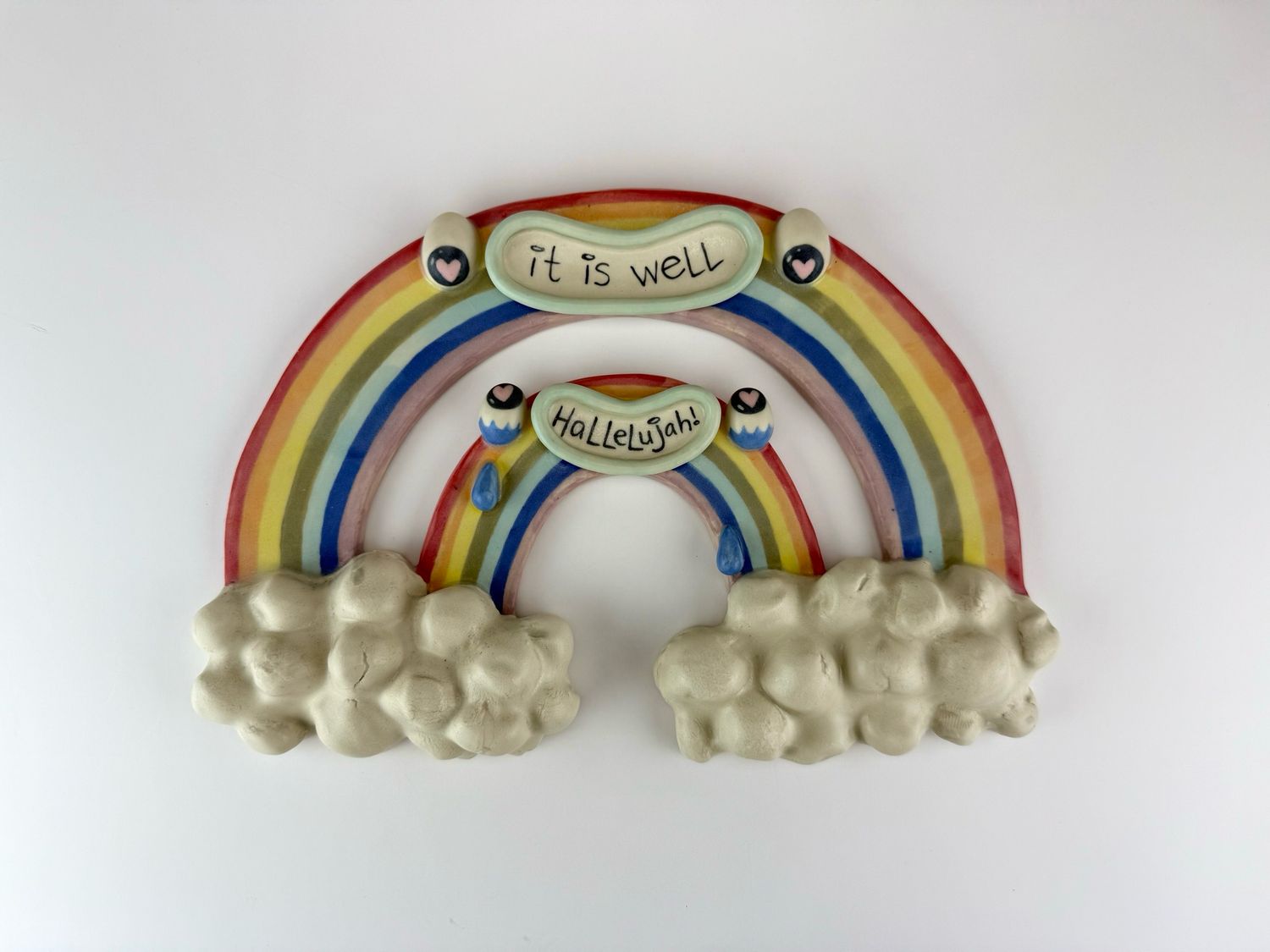 Double Rainbow Hallelujah Wall Piece