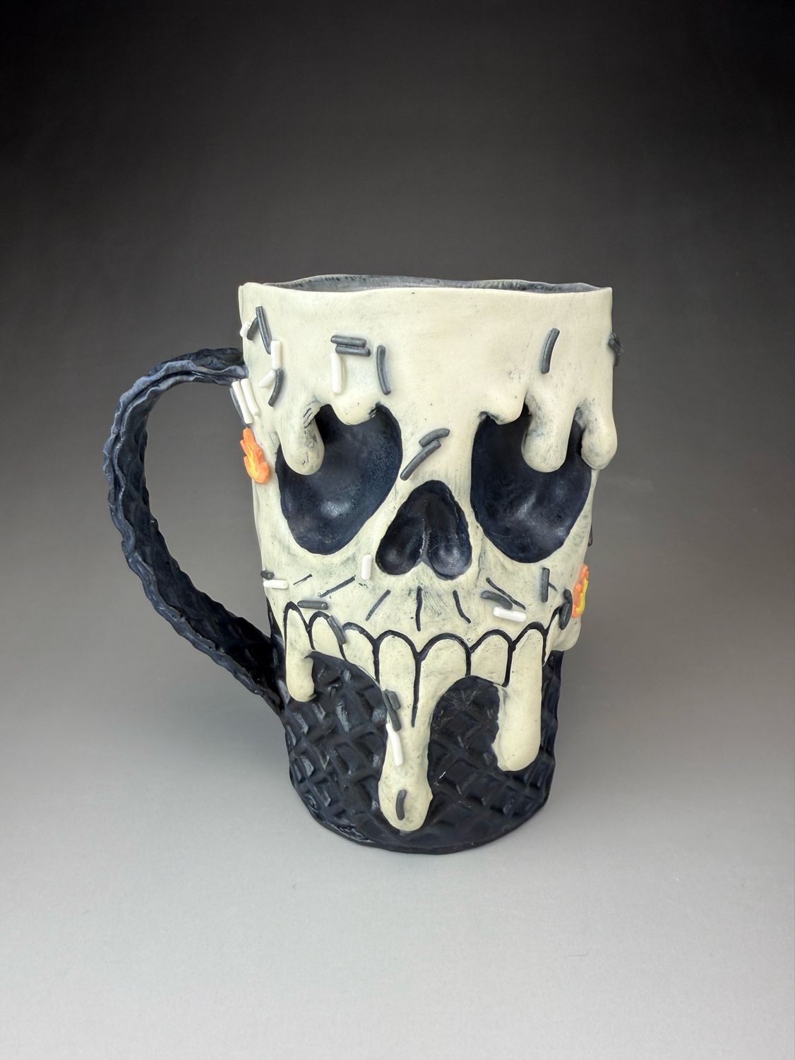 Skull Ice Cream Mug