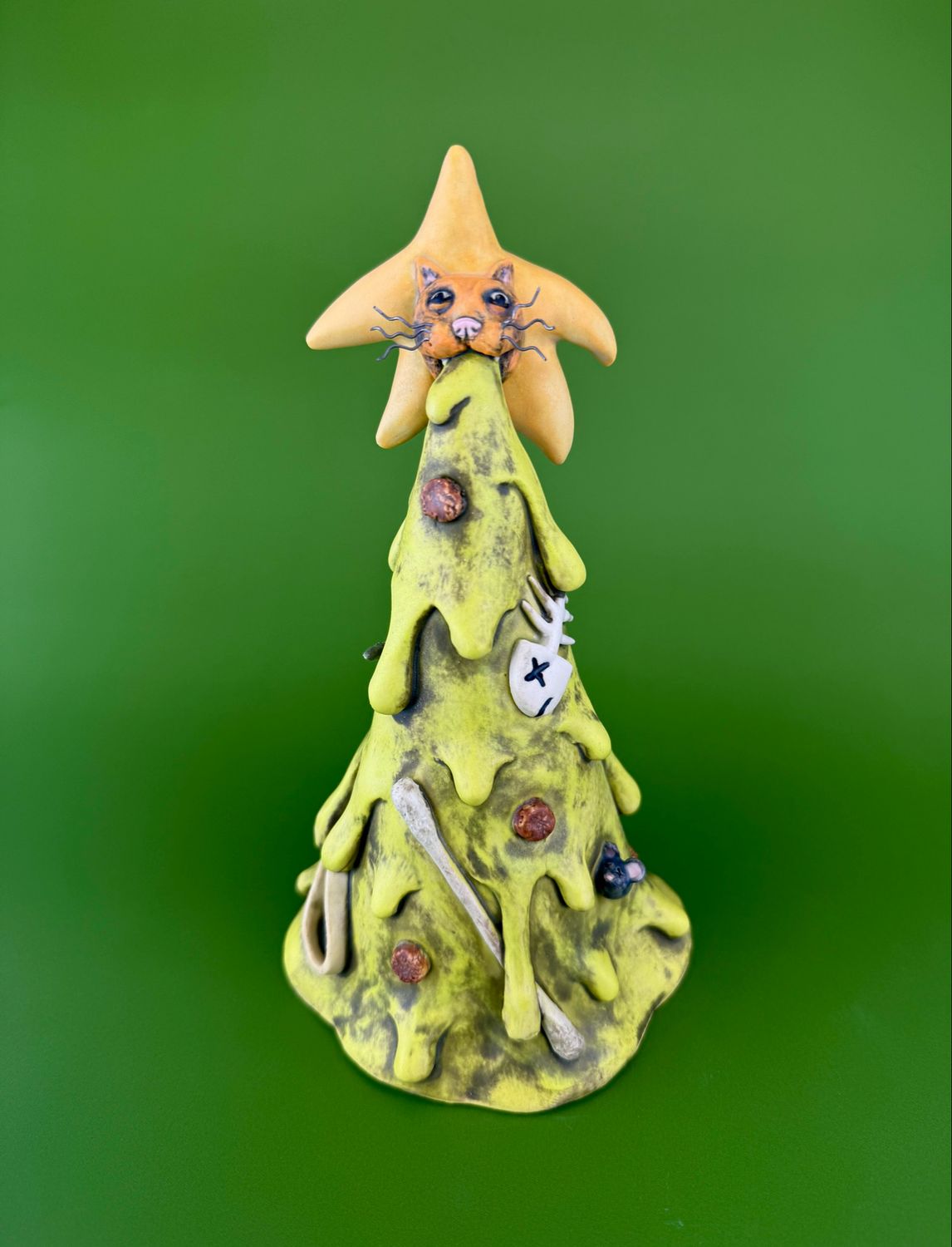 The Puke Before Christmas Tree - Cat