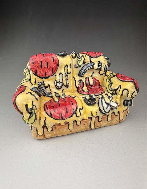 Pizza Couch Sculpture
