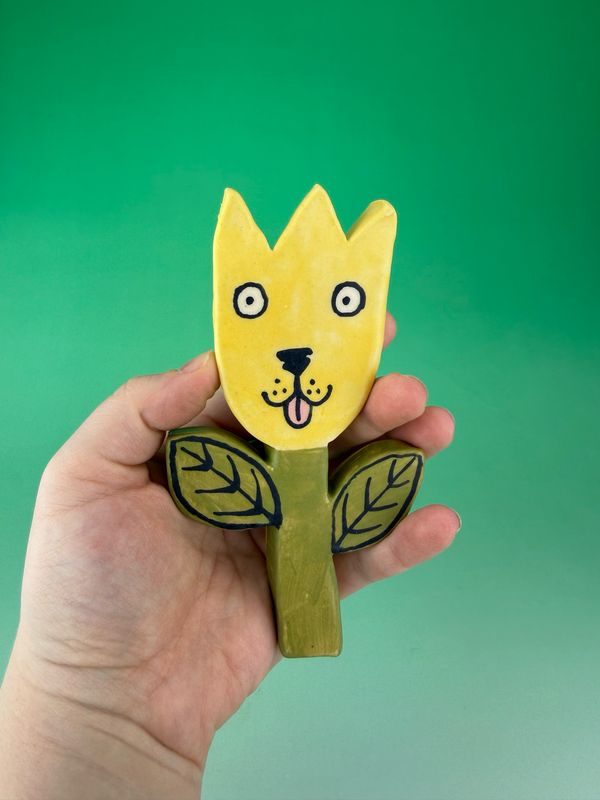 Yellow Tulip Puppy Wallflower