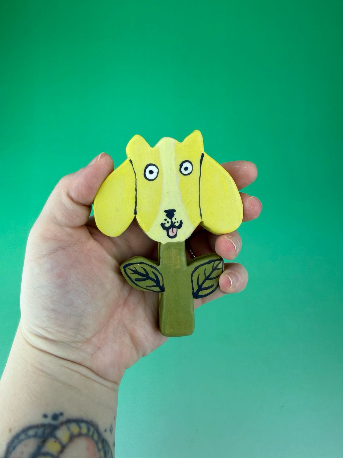 Yellow Puppy Wallflower
