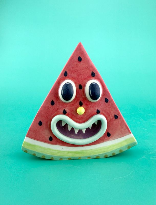 Watermelon Slice Sculpture