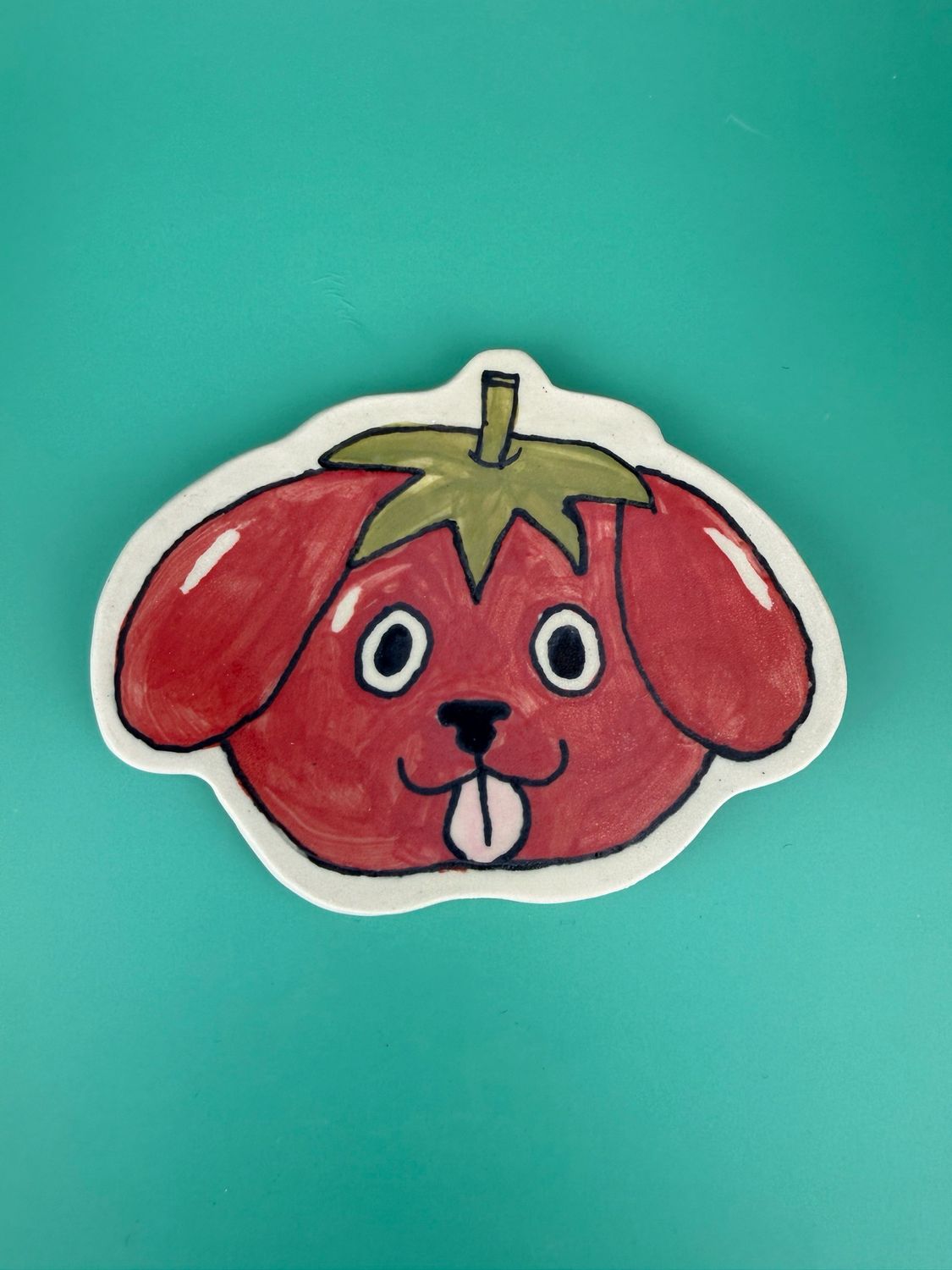 Tomato Dog Tray/Wall Piece