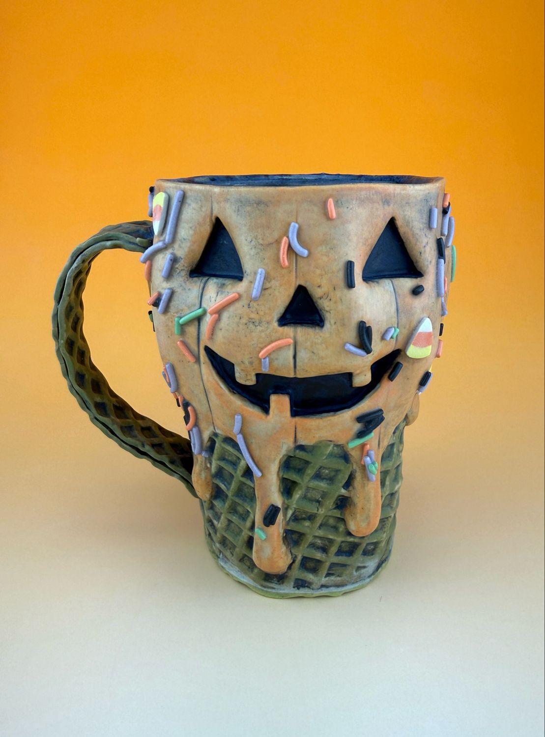 Jack-O-Lantern Ice Cream Mug 5