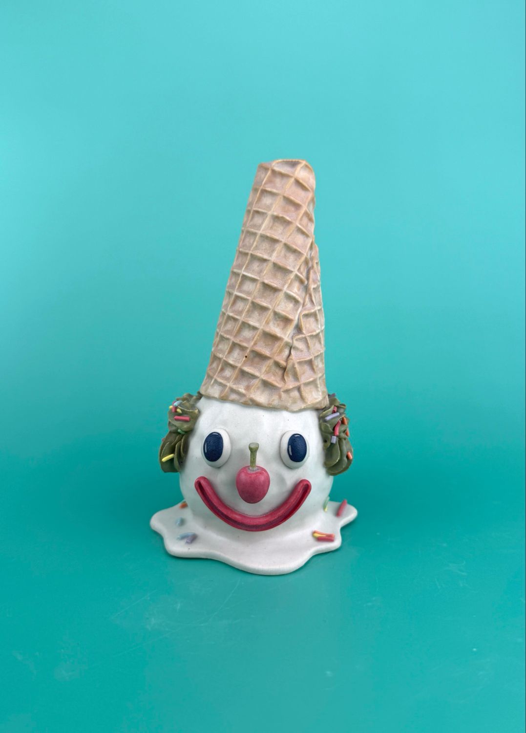 Clown Cone Vase - Green Clown Cone Vase - Green
