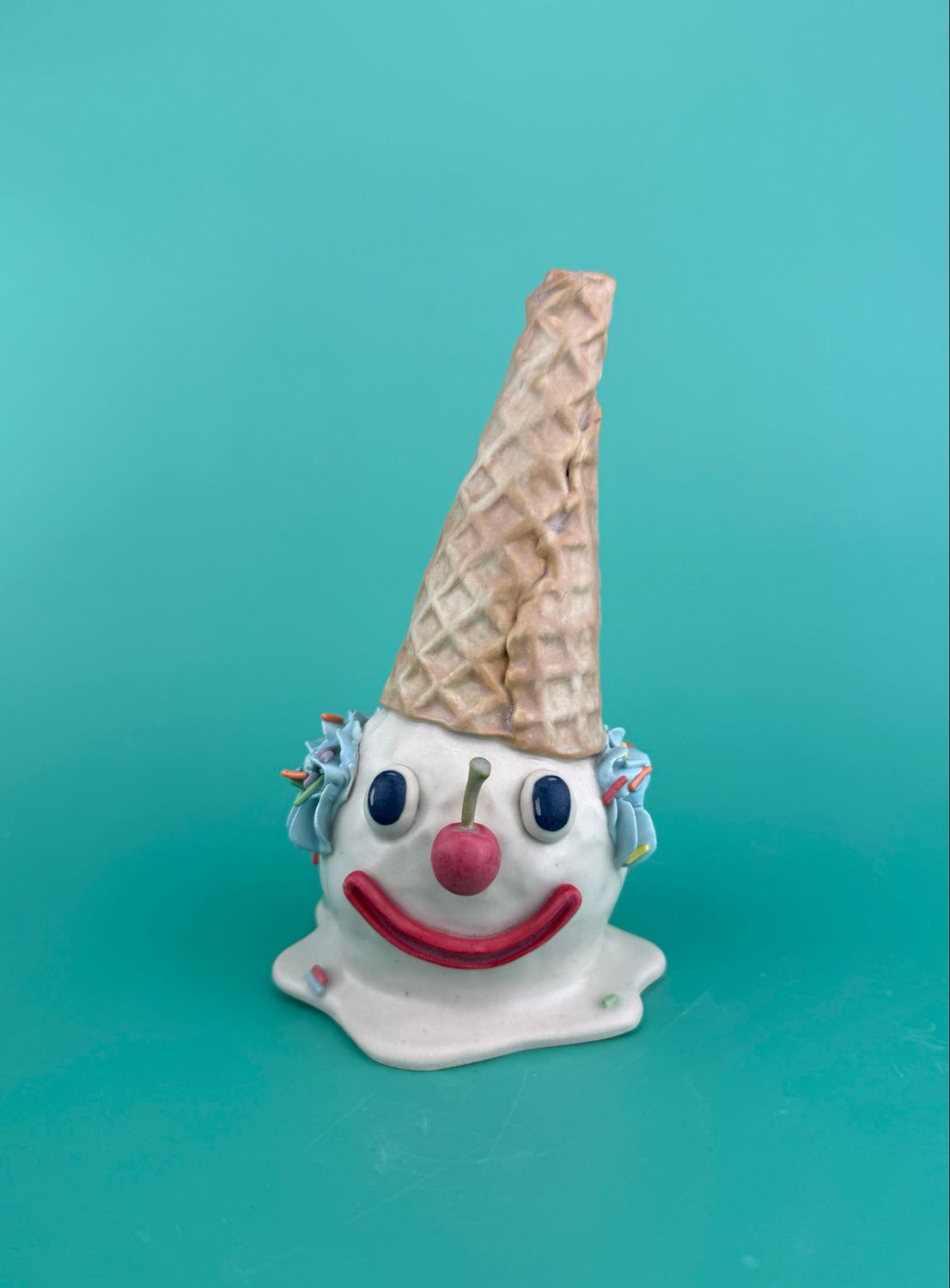 Clown Cone Vase - Blue