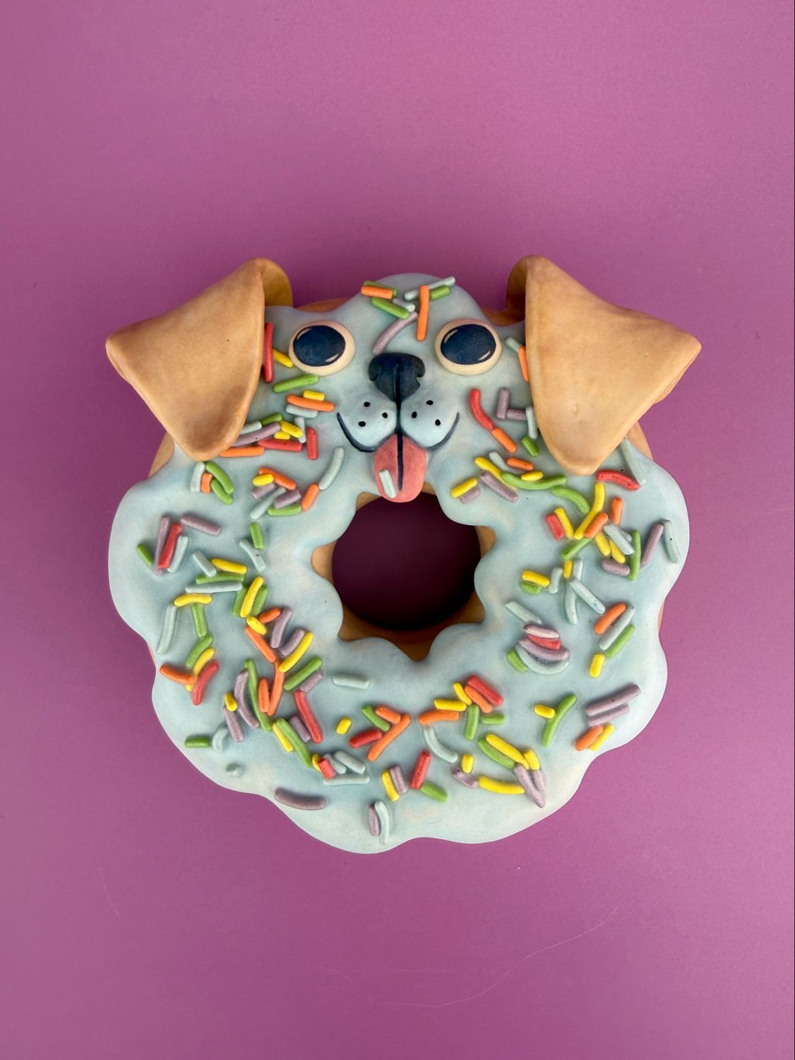 Donut Pet Wall Piece - Blue Dog Donut Pet Wall Piece - Blue Dog