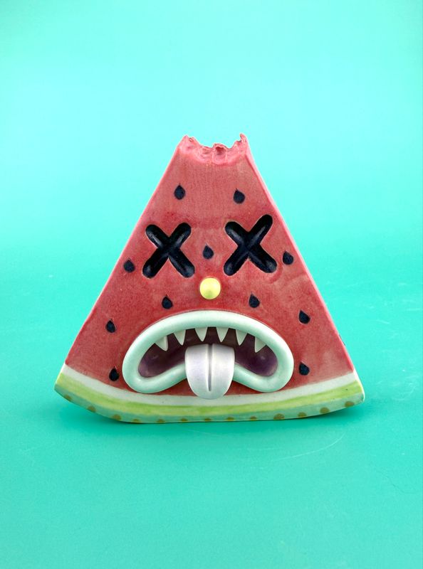 Watermelon Slice Sculpture - Bit