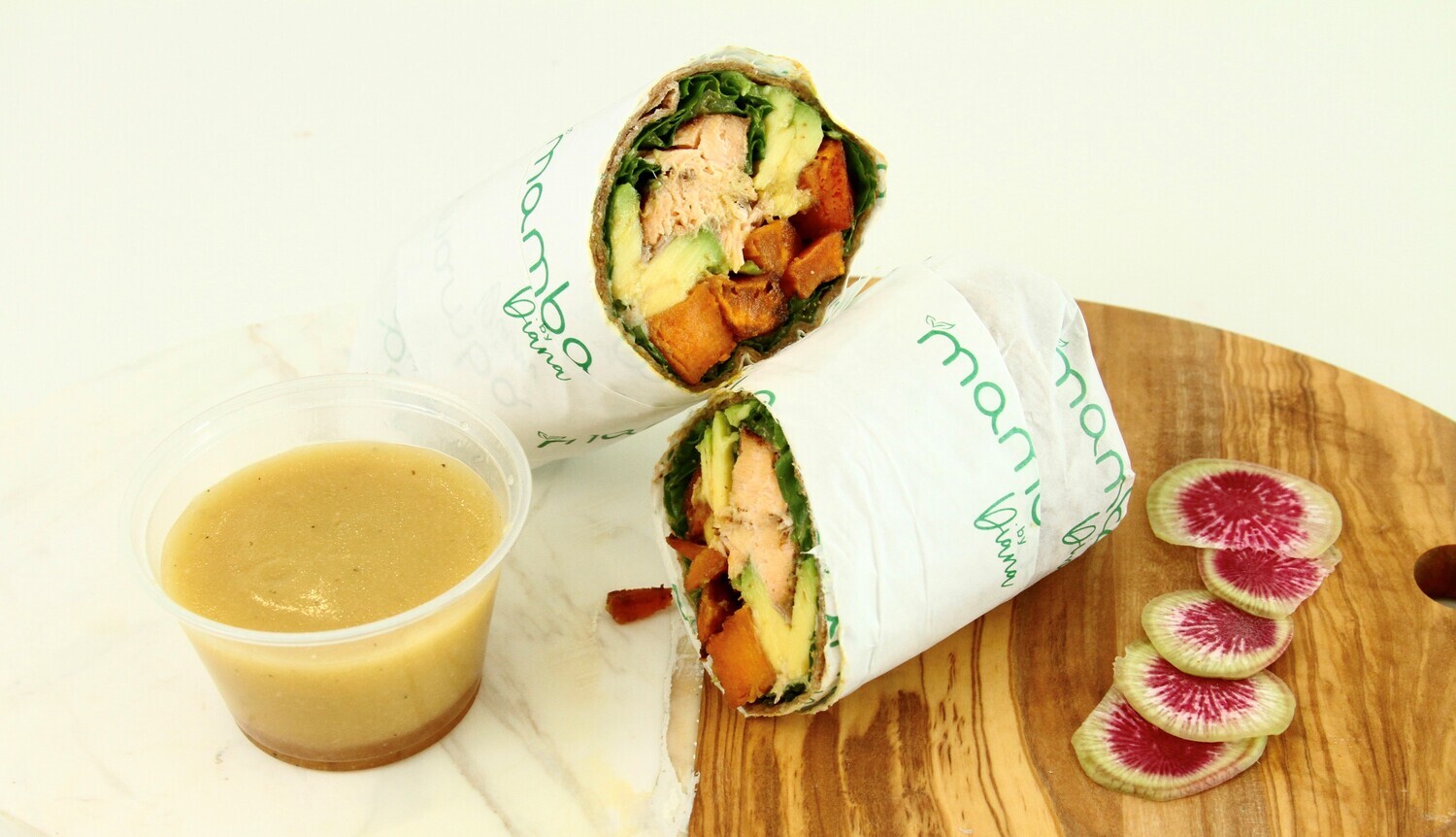 Salmon  Miso  Wrap