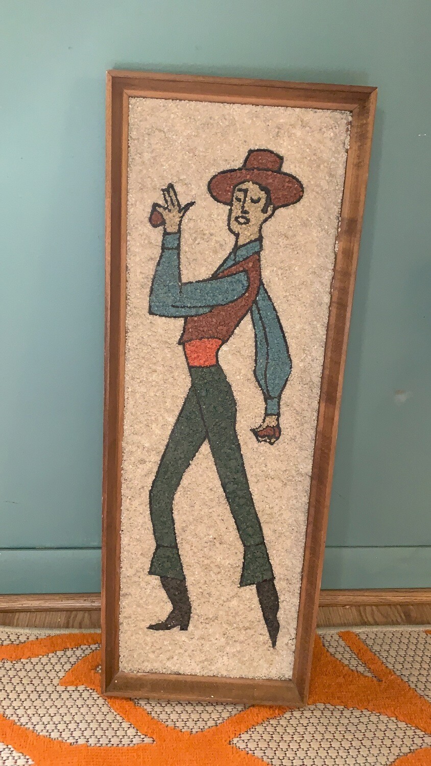 MCM sand art Flamenco dancer