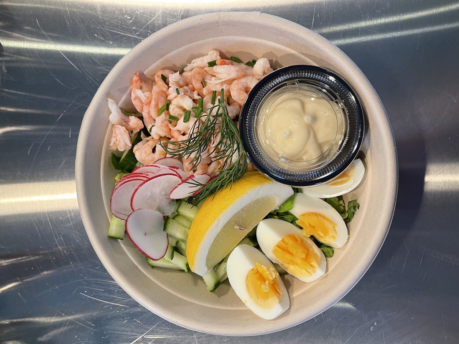 Arkipelags sallad med Räkor