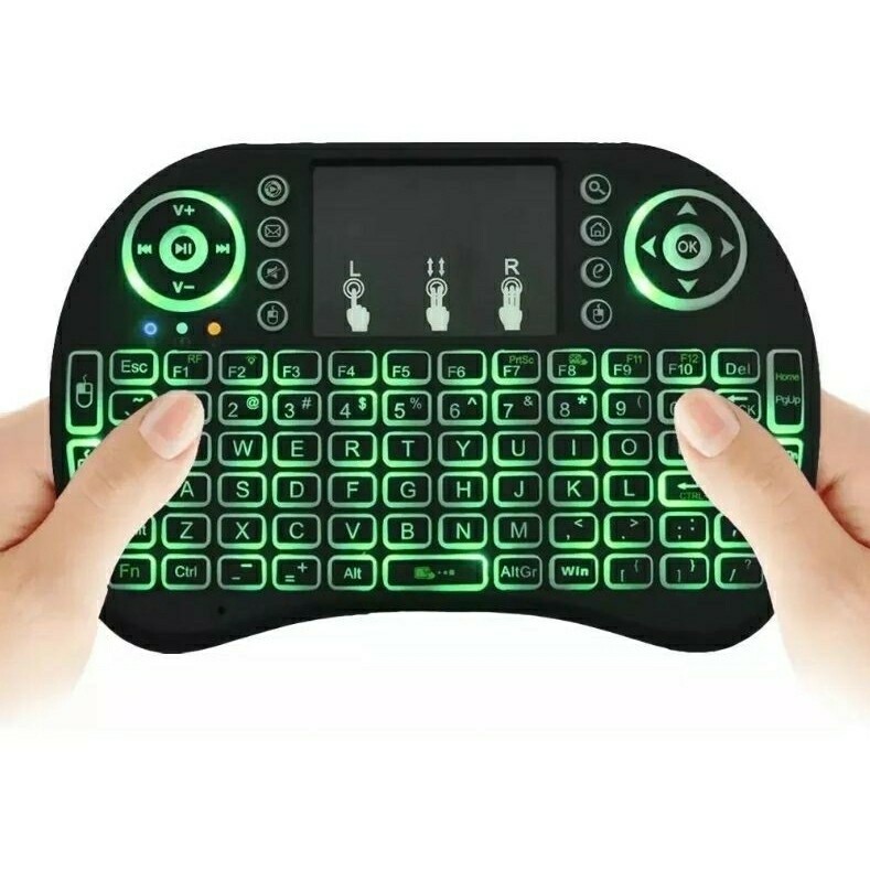 Mini Teclado Controle Sem Fio Para Smart Tv Box