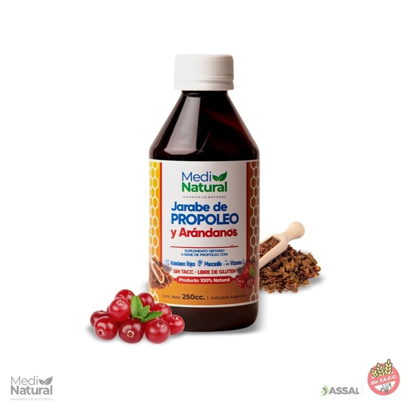 Propóleo Con Stevia / Arandanos Rojos y manzanilla / Con jengibre &amp; Mentol / Aloe y Curcuma