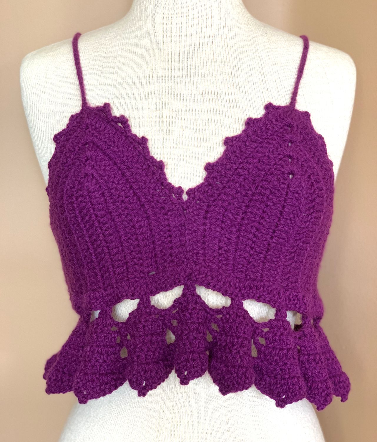 Ruffle Crochet Top