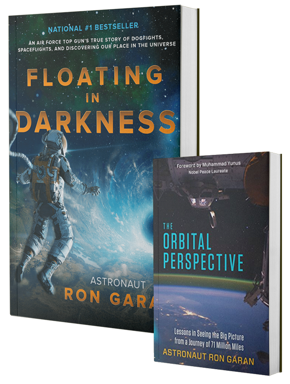 BOGO: Buy "Floating in Darkness" & Give the Gift of "The Orbital Perspective"