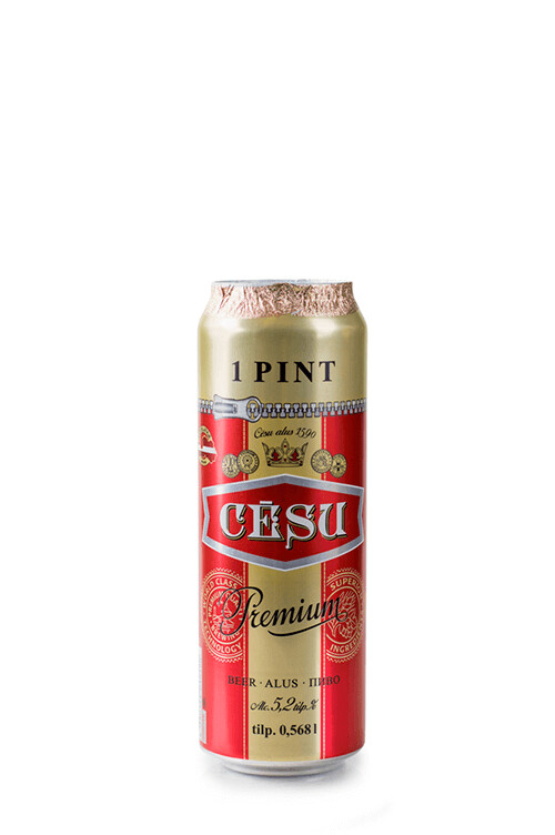 Can Beer Cesu Premium Pinte 5.2% 0.568L X24 Cans