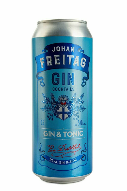 John Freitag Gin And Tonic 0.5L 5% X24 Cans