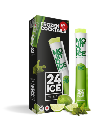 24 ICE - Mojito Frozen Cocktail - Pack: 5 x 65ml