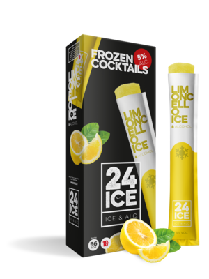 24 ICE - Limoncello Frozen Cocktail - Pack: 5 x 65ml