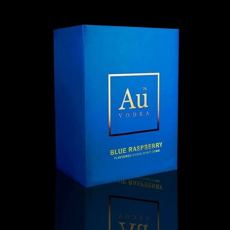 Ultra-Premium Blue Raspberry Au Vodka - Case: 6 x 70cl