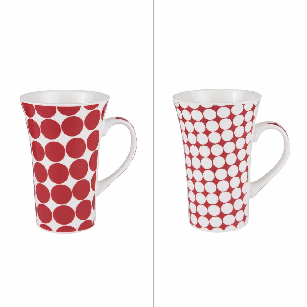 Mug pois rouge 55cl